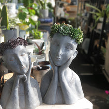 Load image into Gallery viewer, Lady planter(Flower crown lady Planter
